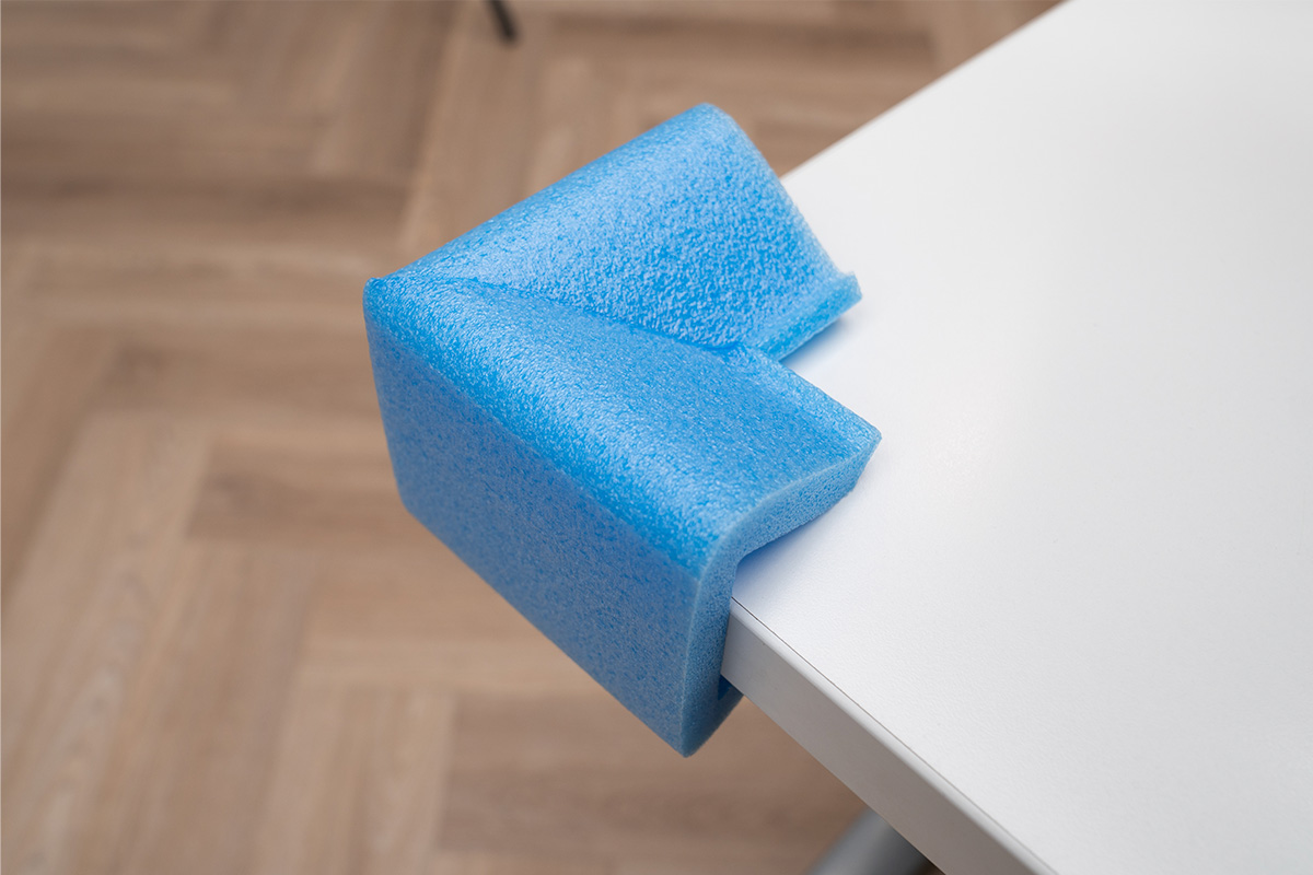 U schuimprofiel hoekstuk - 60/96mm x 10cm (60 st)