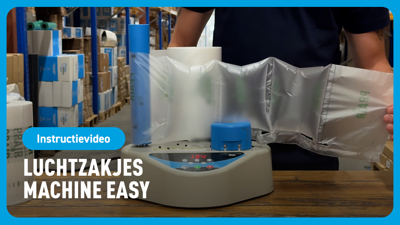 Luchtzakjes Machine Easy - met 2 rollen folie