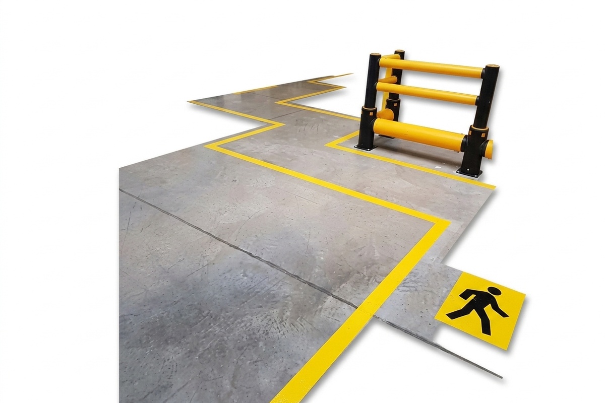Markeringstape geel - 50mm x 33m