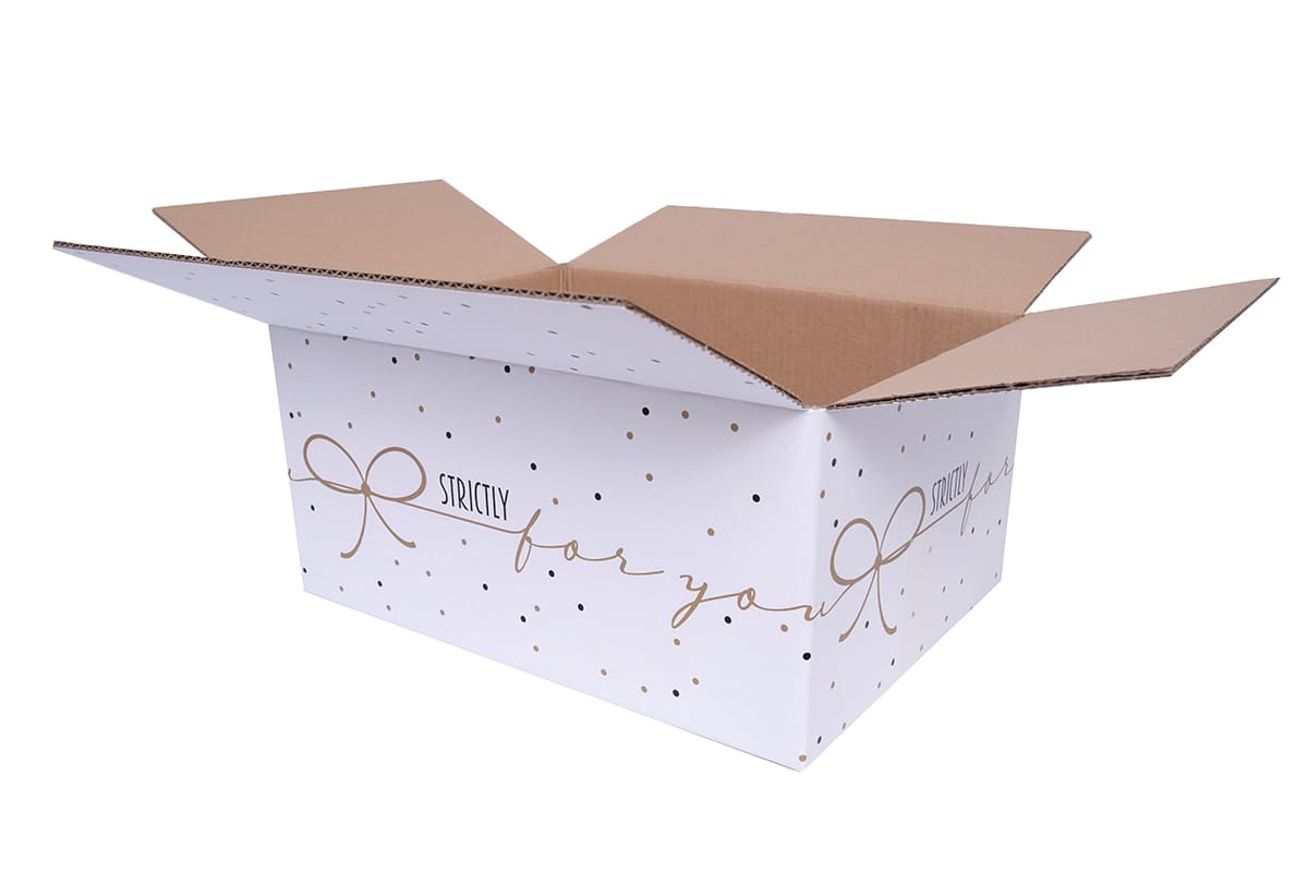 Geschenkdoos strictly gold - 390 x 290 x 177mm