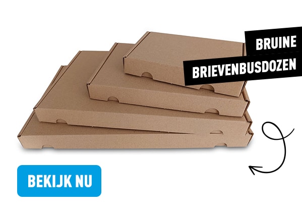 Bruine brievenbusdozen online kopen - Profipack Verpakkingsmateriaal