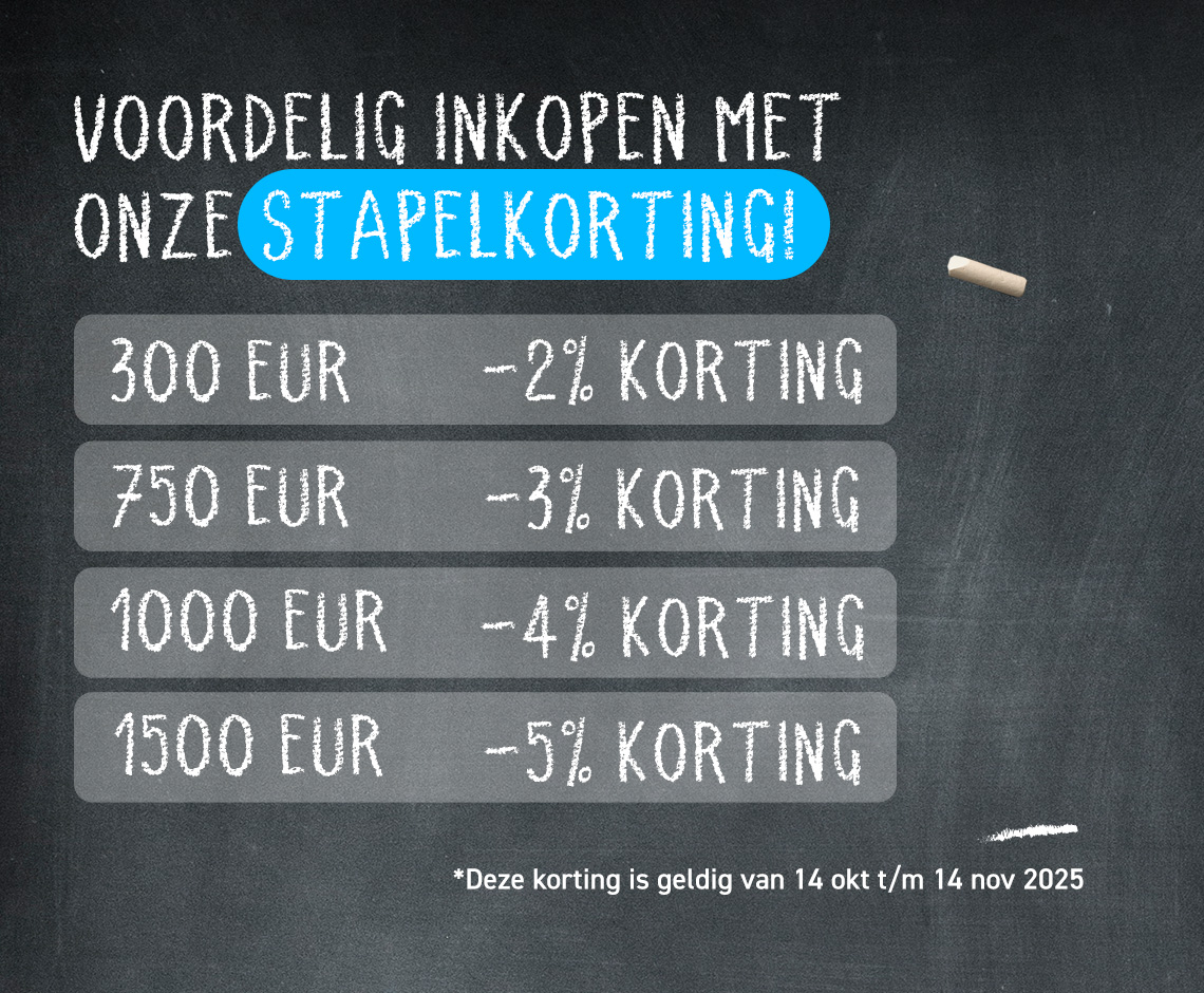 Stapelkorting bij Profipack