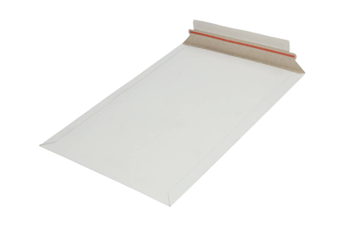 Massief kartonnen enveloppen wit - 250 x 353mm (100st)