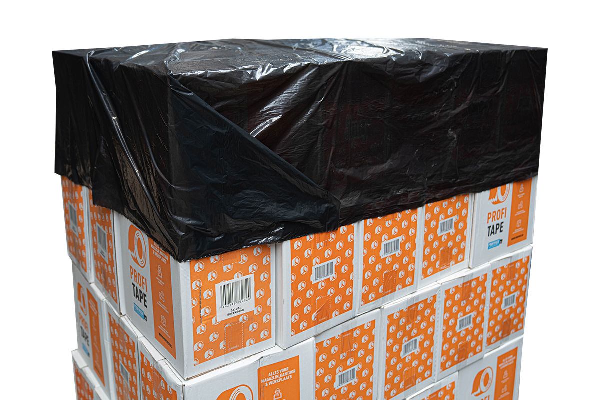 Topvellen zwart - 140 x 180cm x 30my (250 st)