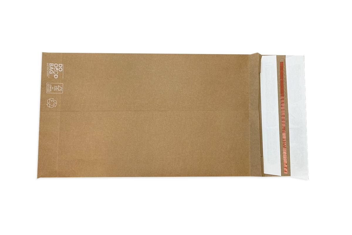 Papieren verzendzakken ''Do good bag'' - 250 x 350mm + 50mm (100 st)