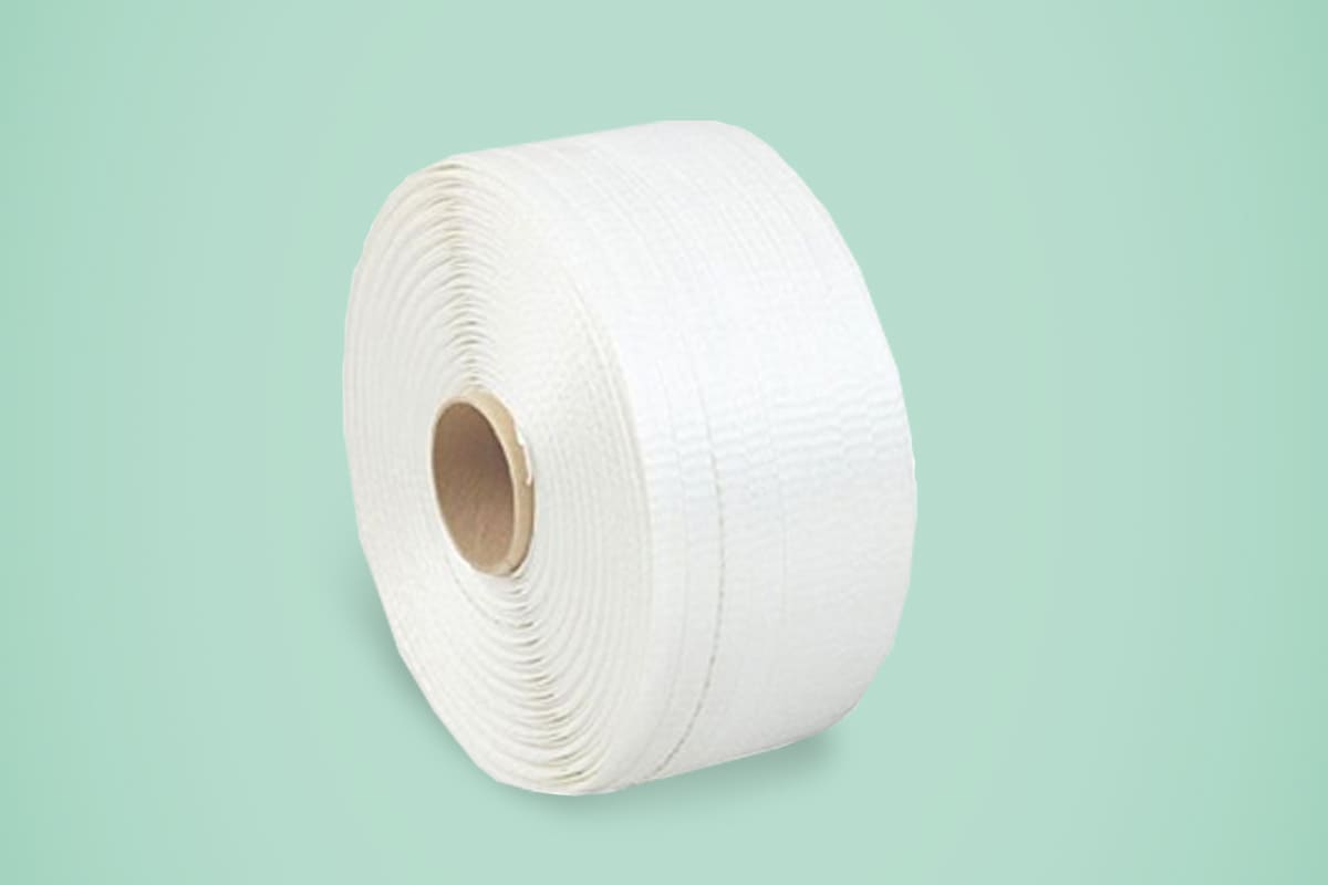 Polyester omsnoeringsband geweven - makkelijk verpakken op maat