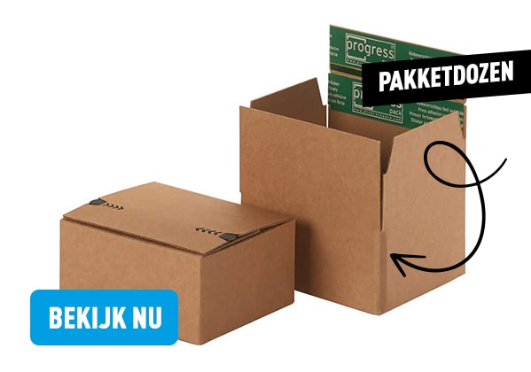Verzendverpakkingen kopen - pakketdozen voor webshops
