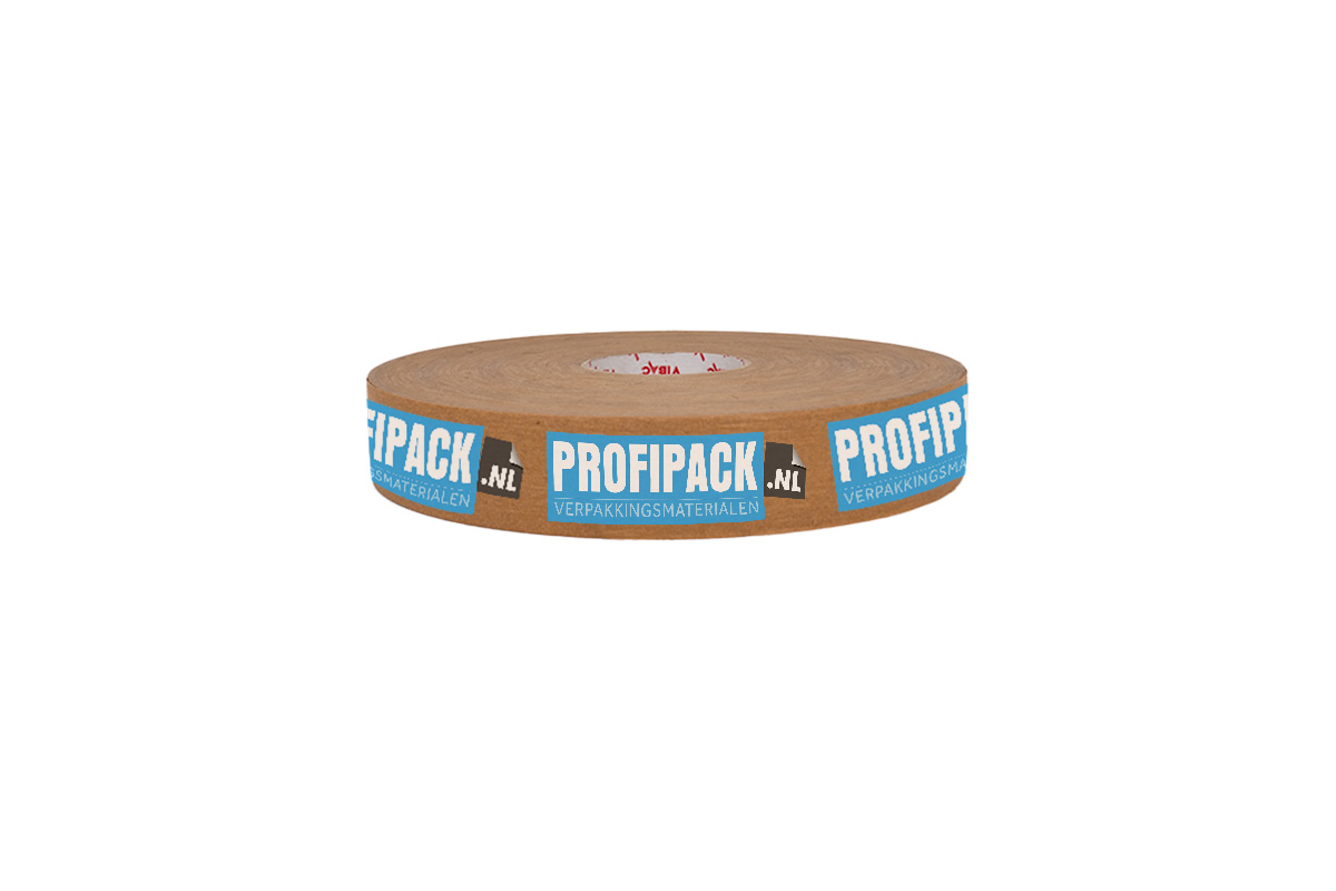 Bedrukte machinetape papier - 50mm x 500m (3 kleuren)