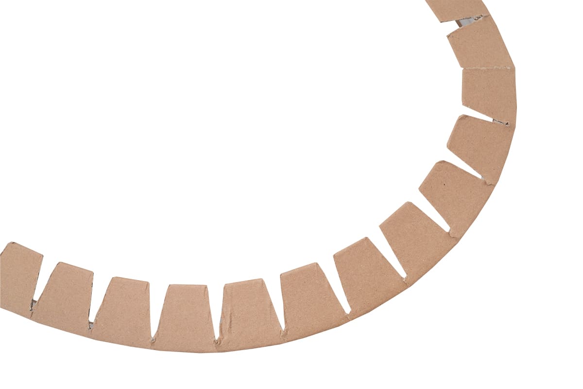 Flexibele kartonnen hoekprofielen zelfklevend  - 50 x 50 x 2000 x 3mm