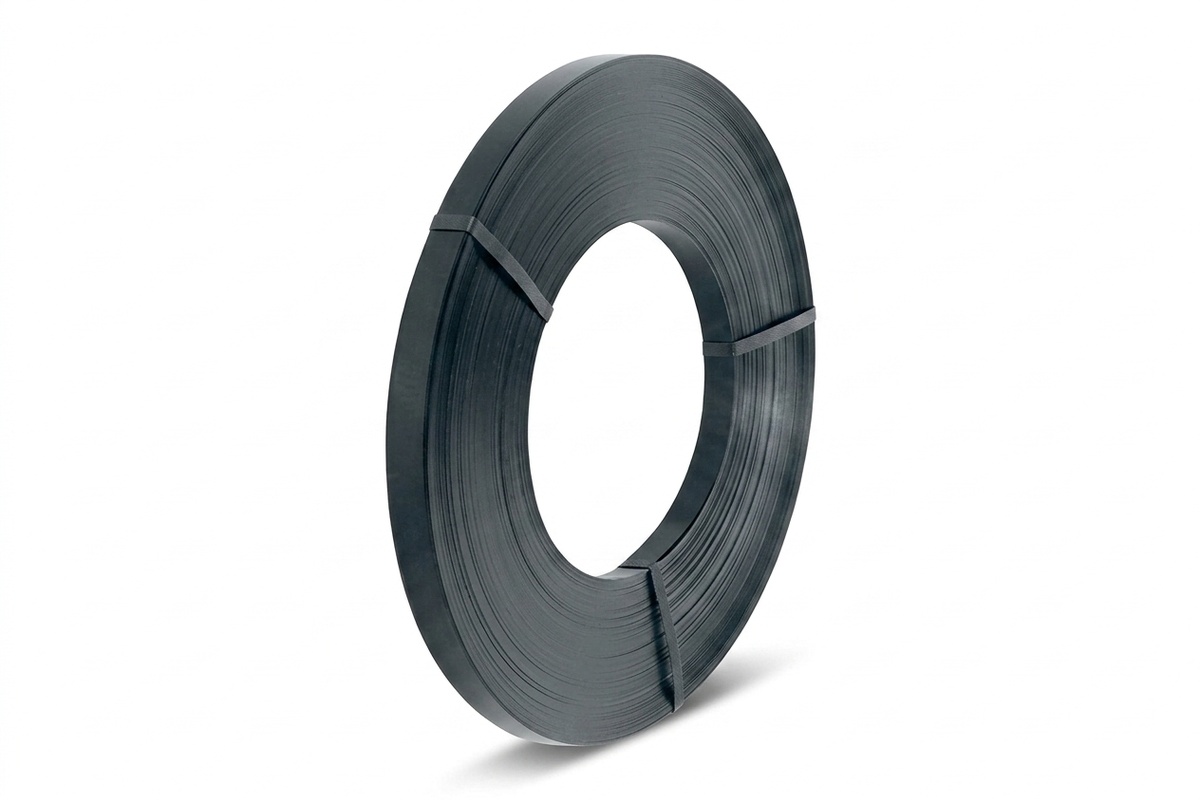 Staalband zwart gelakt E.W. - 19mm (per kg)