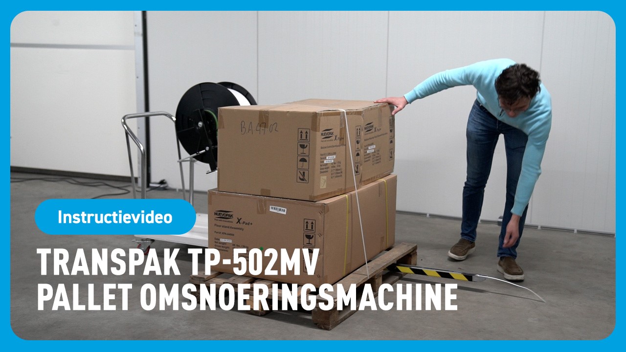 TP-502MV Pallet Omsnoeringsmachine PP 12mm