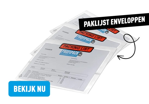 paklijst enveloppen bij profipack kopen