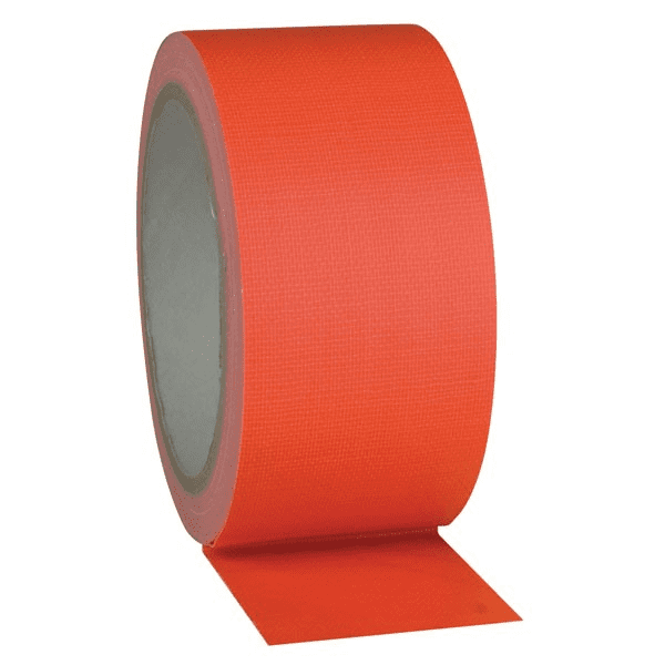 Fluor Gaffa tape oranje - 50mm x 25m