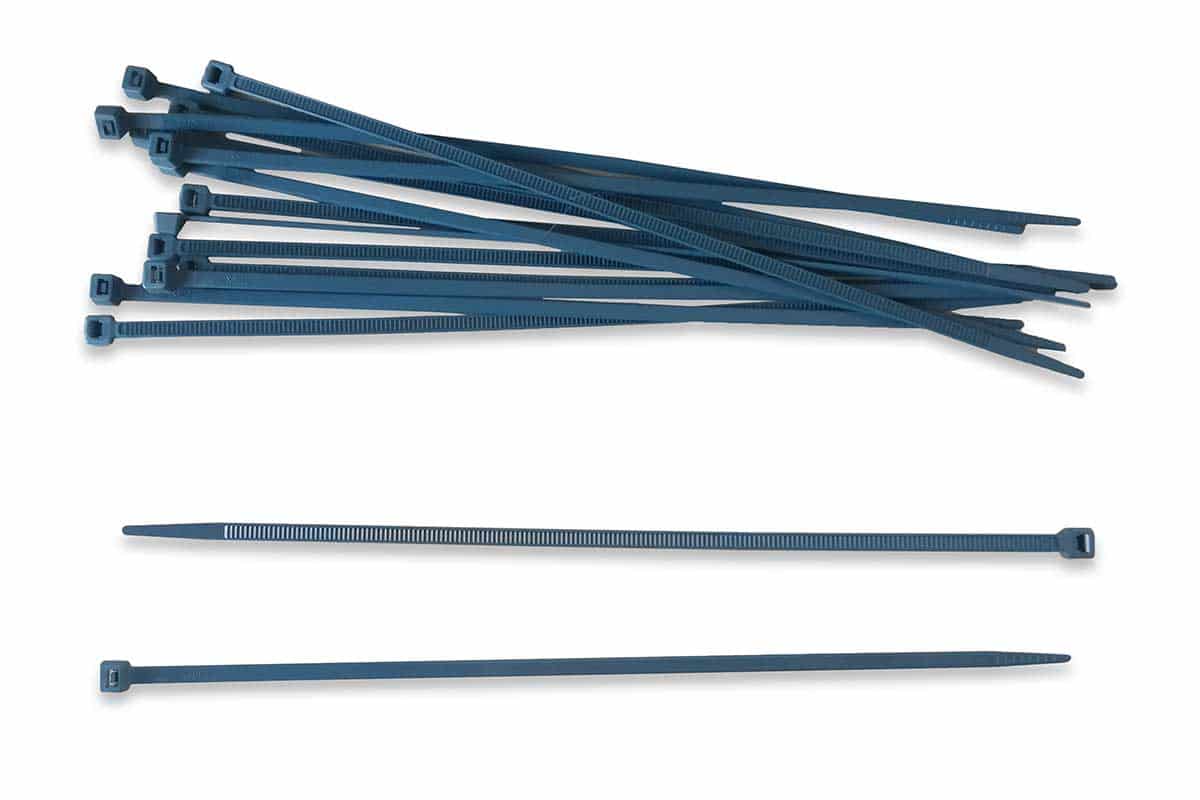 Kabelbinders Detecteerbaar Blauw - 200mm x 4,8mm (100 st)