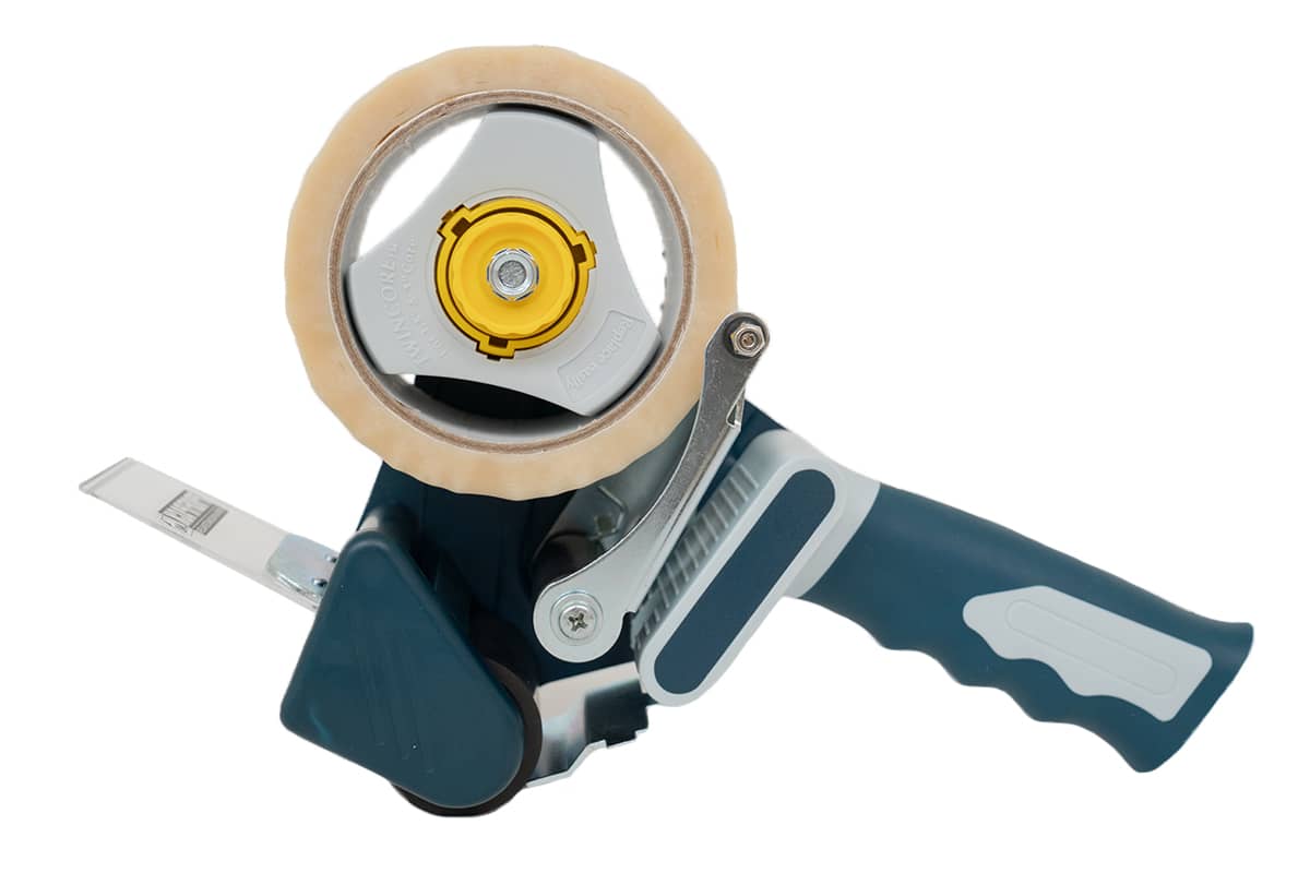 Bonus Tape dispenser twin core + safety 50mm (koker 76 en 38mm)