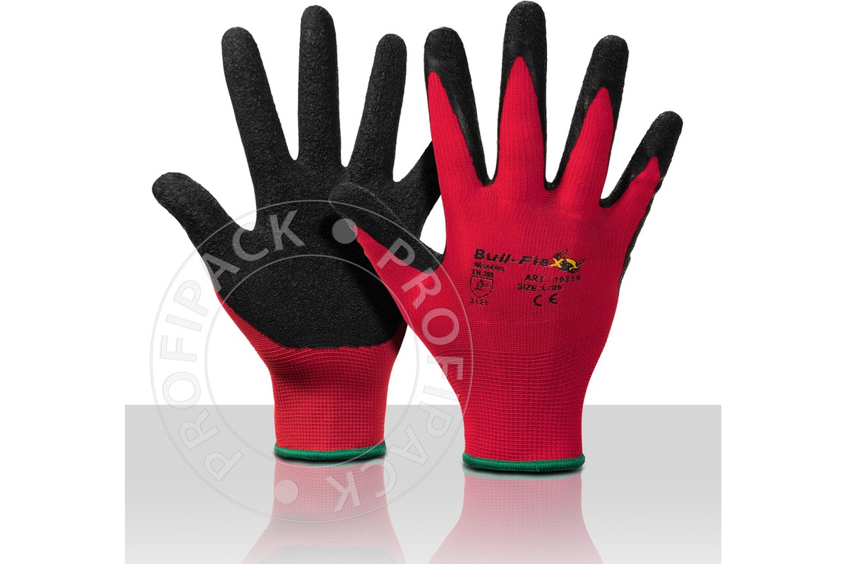 Bullflex Latex montagehandschoenen - maat 8/M