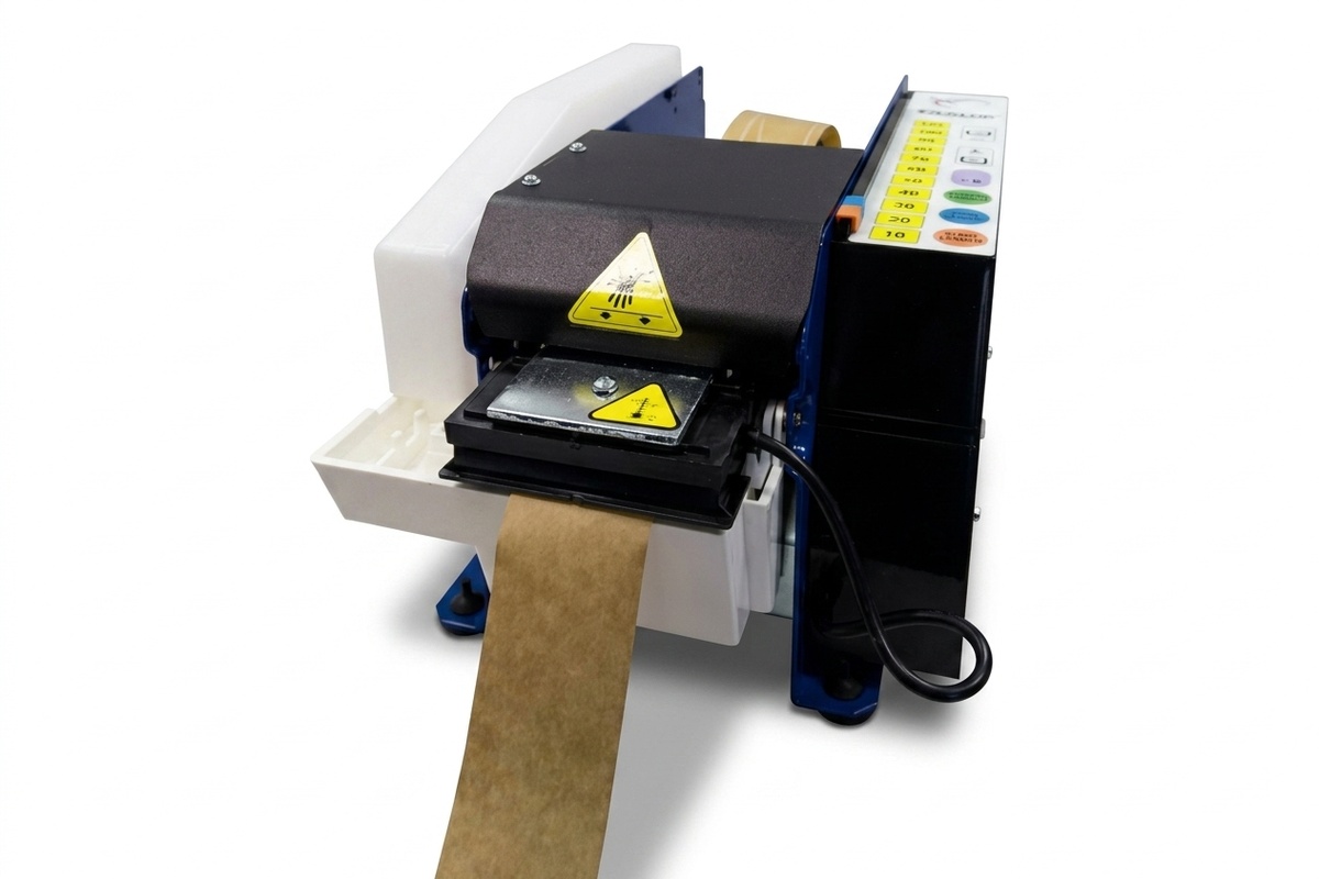 Papieren tape gegomd - 70mm x 200m x 70g/m2 (versterkt)
