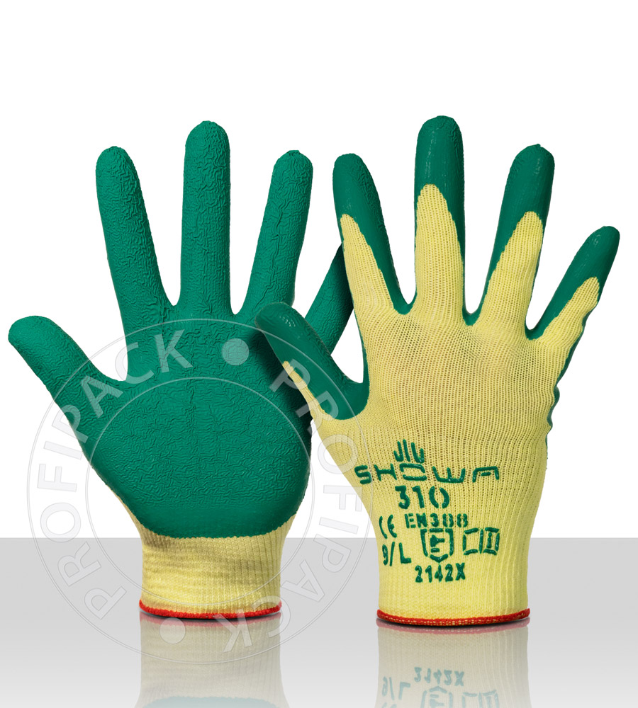 Showa 310 handschoenen groen - maat 9/L 11/XXL