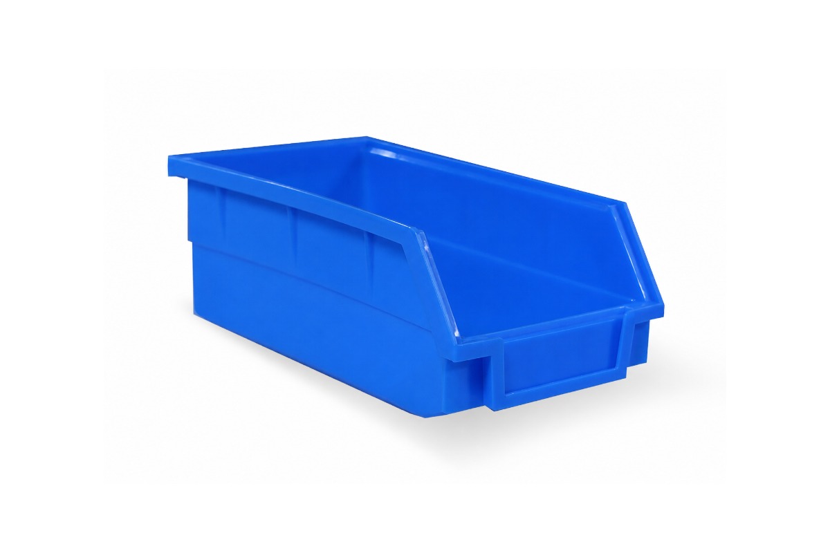 Kunststof ophangbakje blauw M - 103 x 190 x 75mm