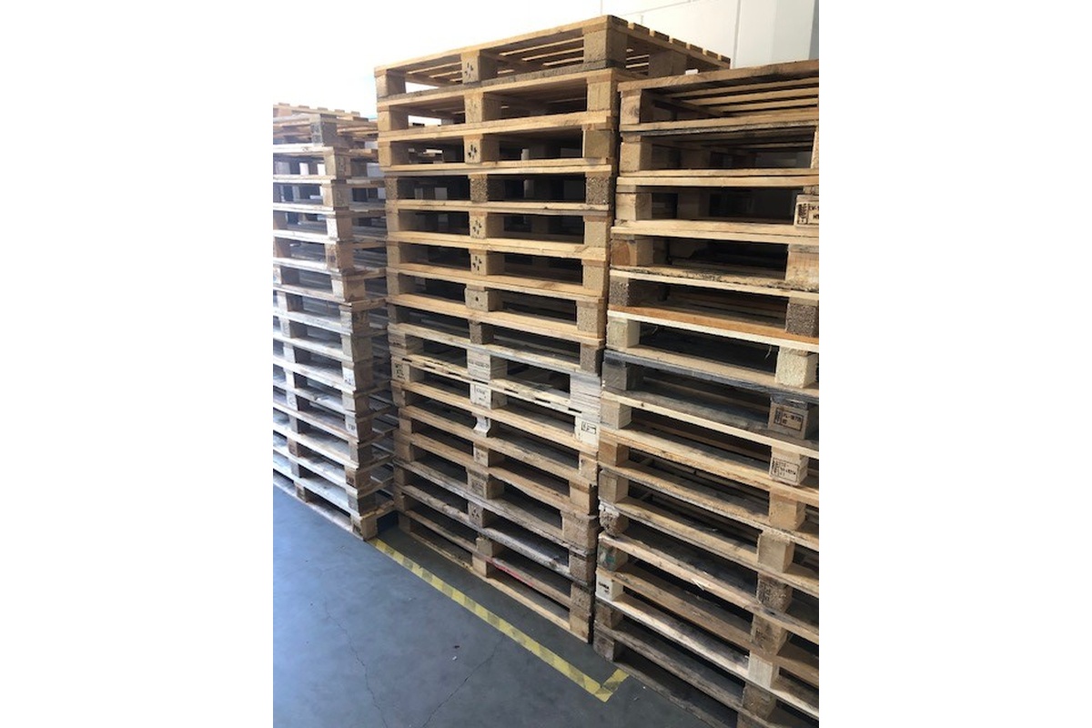 Houten pallets gerecycled - 800 x 1200mm