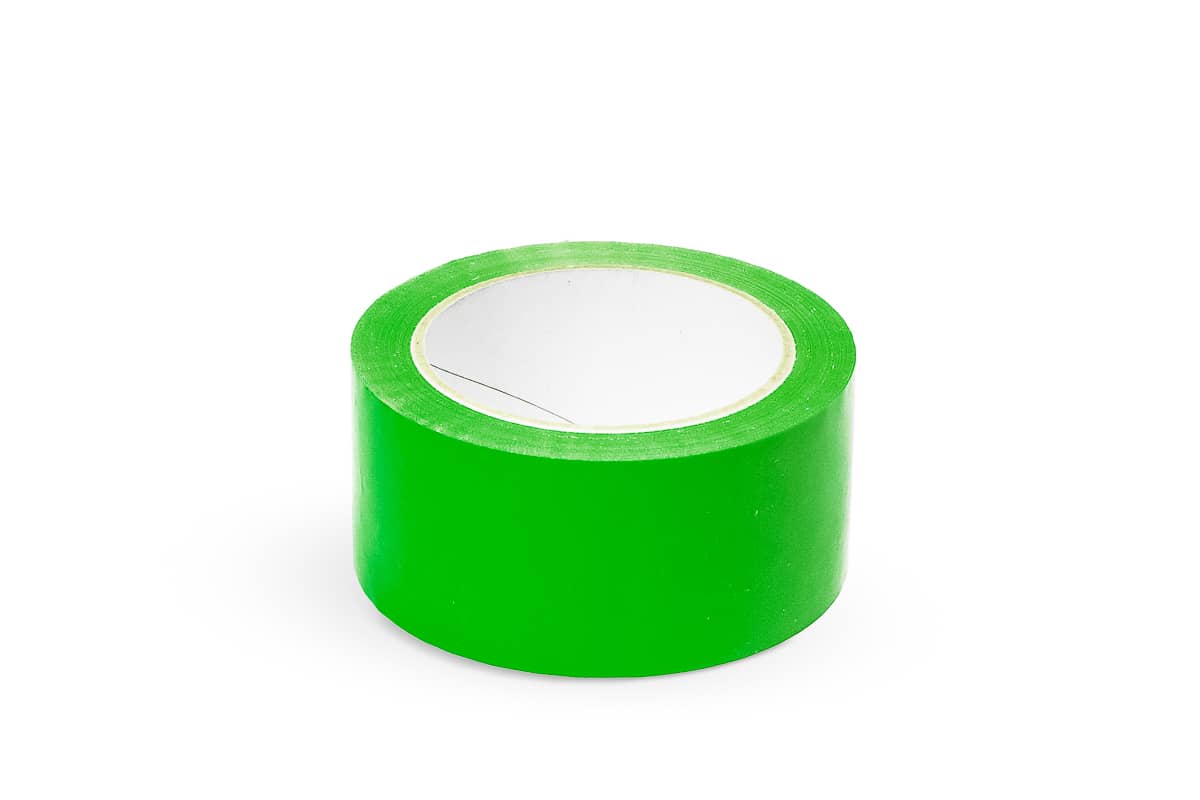 PVC tape groen - 50mm x 66m