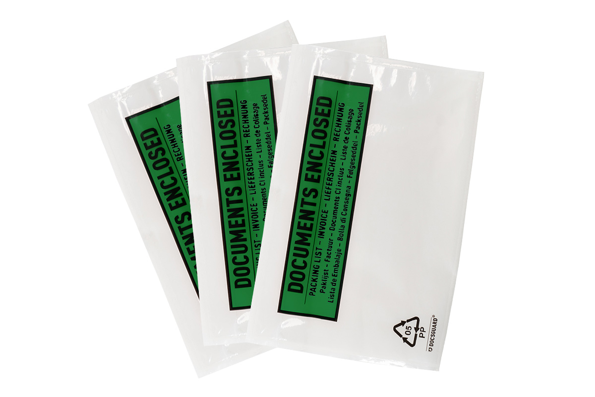 Eco papieren paklijst enveloppen Packing List - 230 x 125mm (1.000 st)