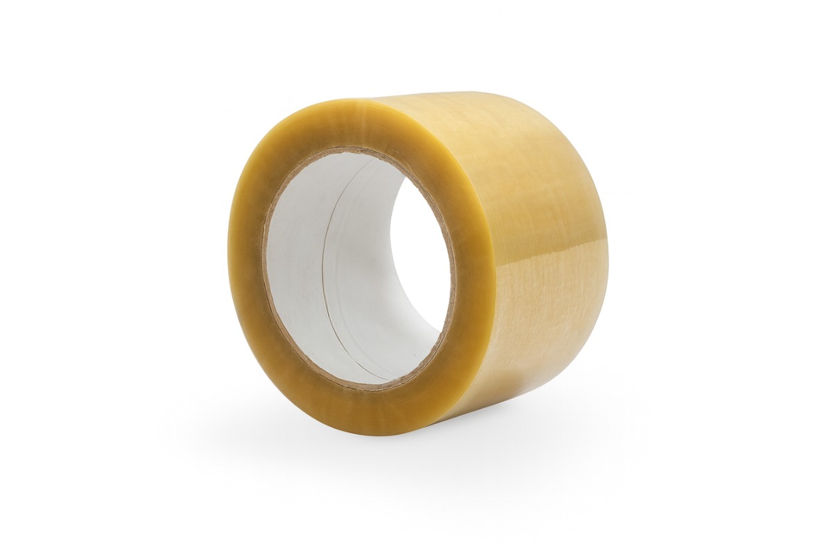 PP solvent tape transparant - 75mm x 132m PP solvent tape transparant - 75mm x 132m