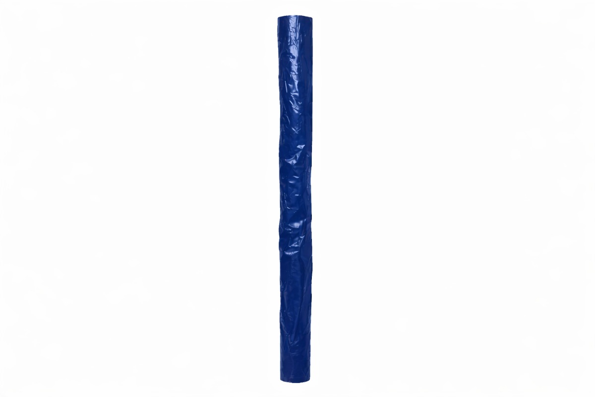 Plastic matrashoezen blauw - 158 x 24 x 230cm x 100my (25 st)