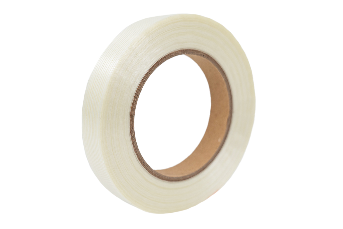 Lengte versterkte tape transparant - 19mm x 50m Lengte versterkte tape transparant - 19mm x 50m