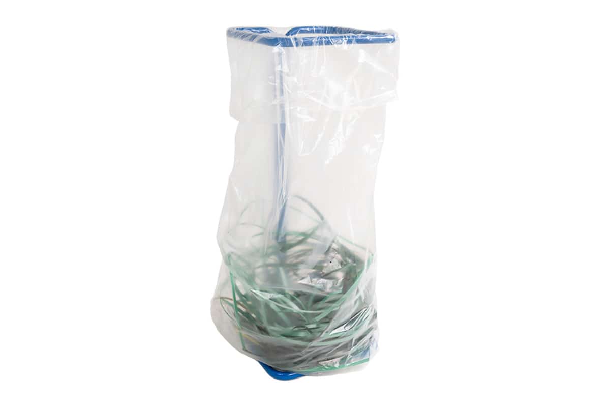 Zakhouder blauw gecoat 6 delig - 400 liter