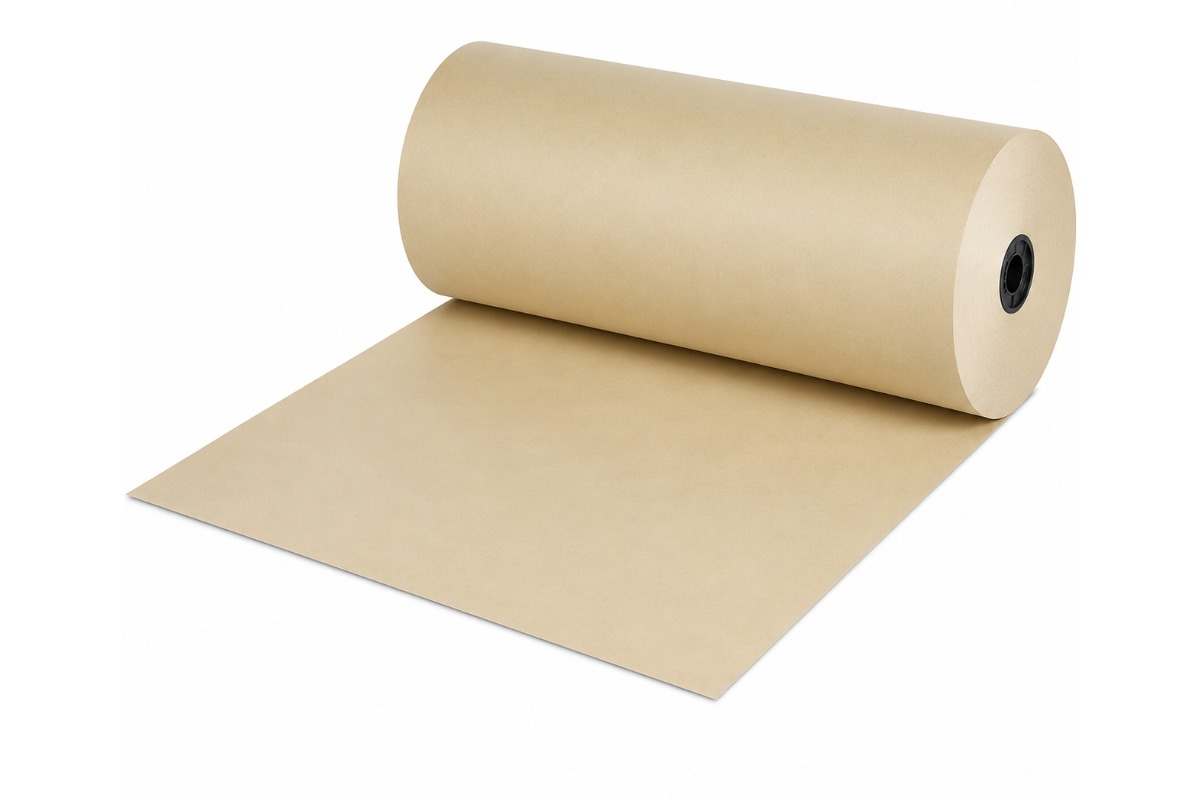 Natronkraft papier blond - 120cm x 300m x 70gr