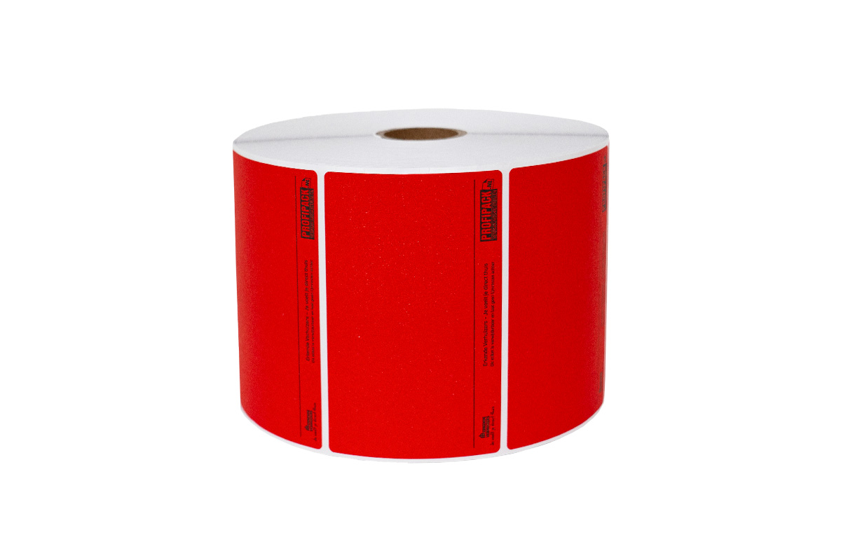 Verhuisetiketten rood - 55 x 90mm