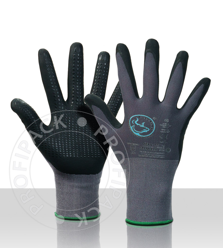 Bullflex Premium handschoenen nitril comfort plus antislip - meerdere maten beschikbaar