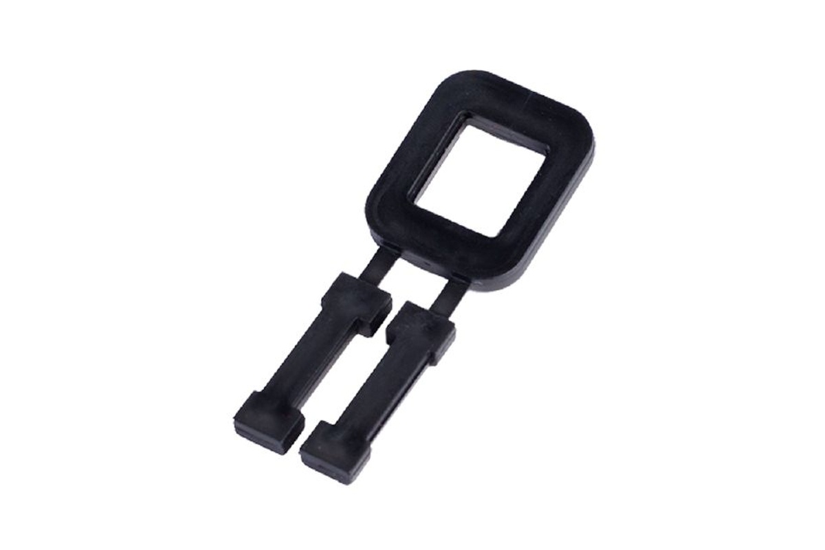 Kunststof gespen zwart - 13mm (1.000 st)