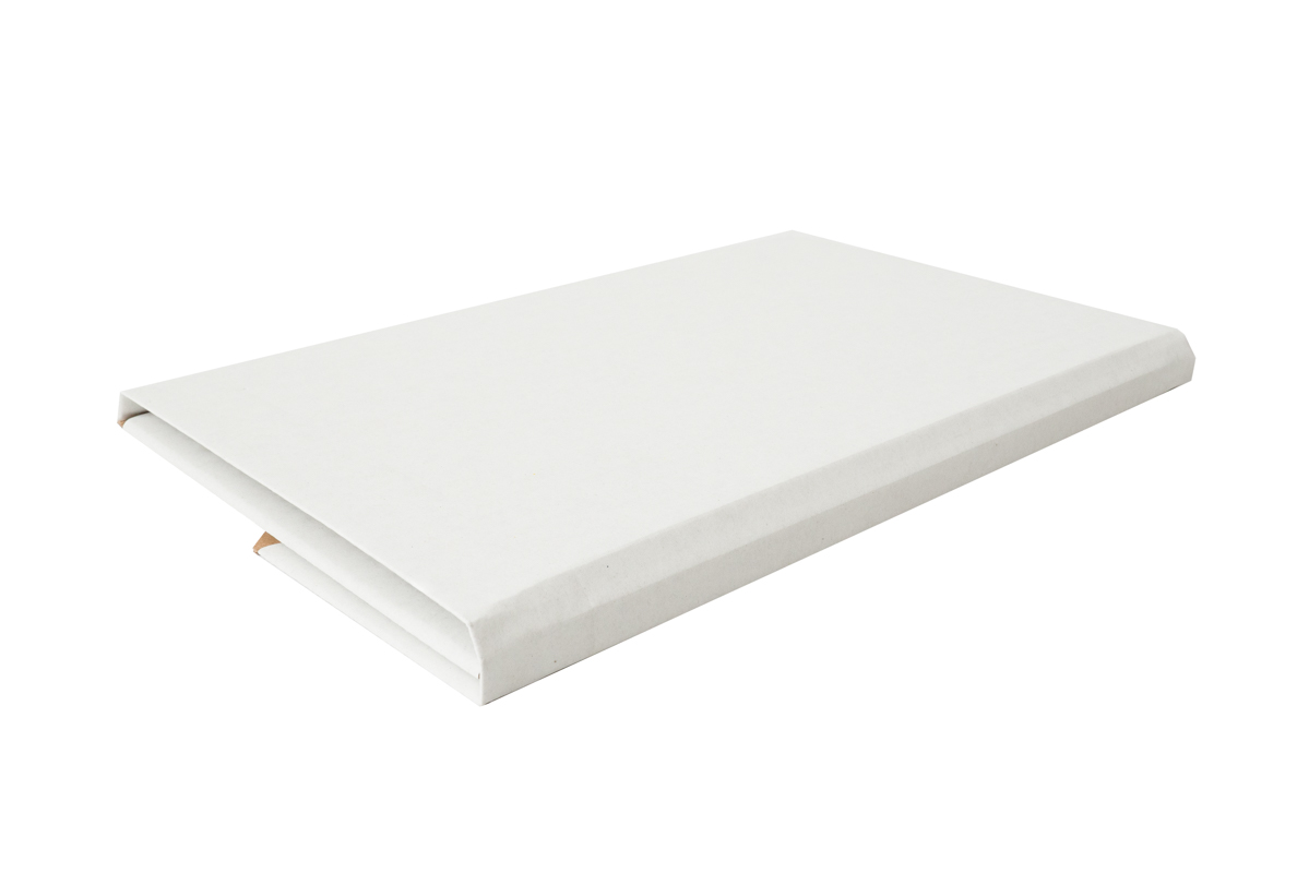Boekverpakking wit B golf - 305 x 220 x 20mm