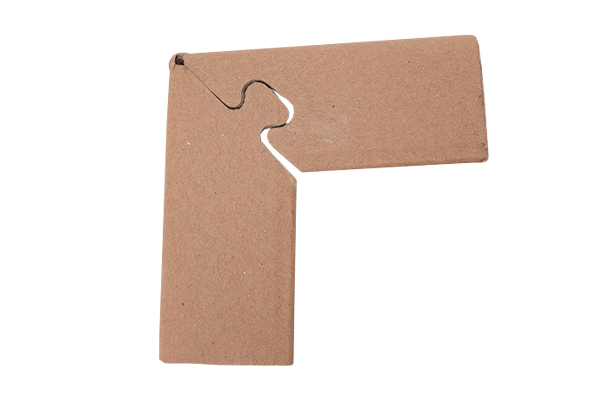 Kartonnen hoekstuk puzzel - 45 x 45 x 100 x 100 x 3mm Kartonnen hoekstuk puzzel - 45 x 45 x 100 x 100 x 3mm