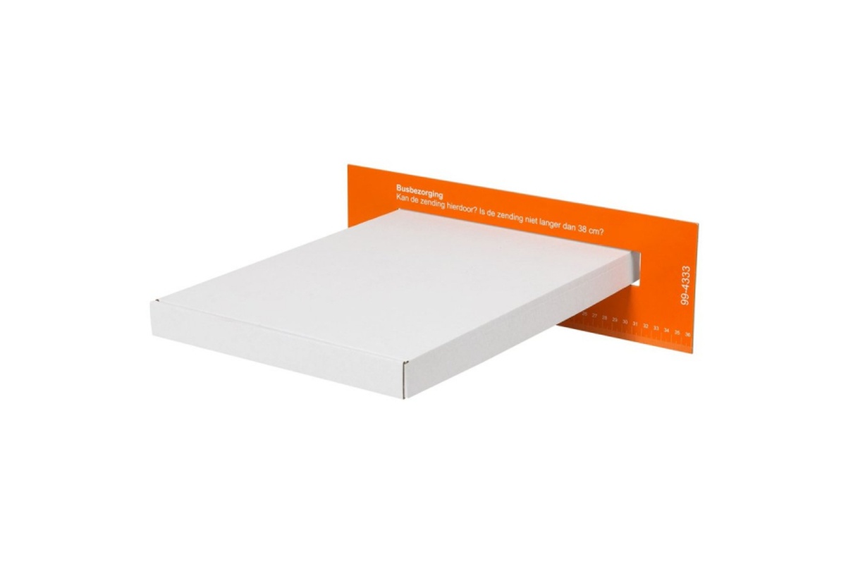 A4+ brievenbusdozen wit - 350 x 230 x 27mm