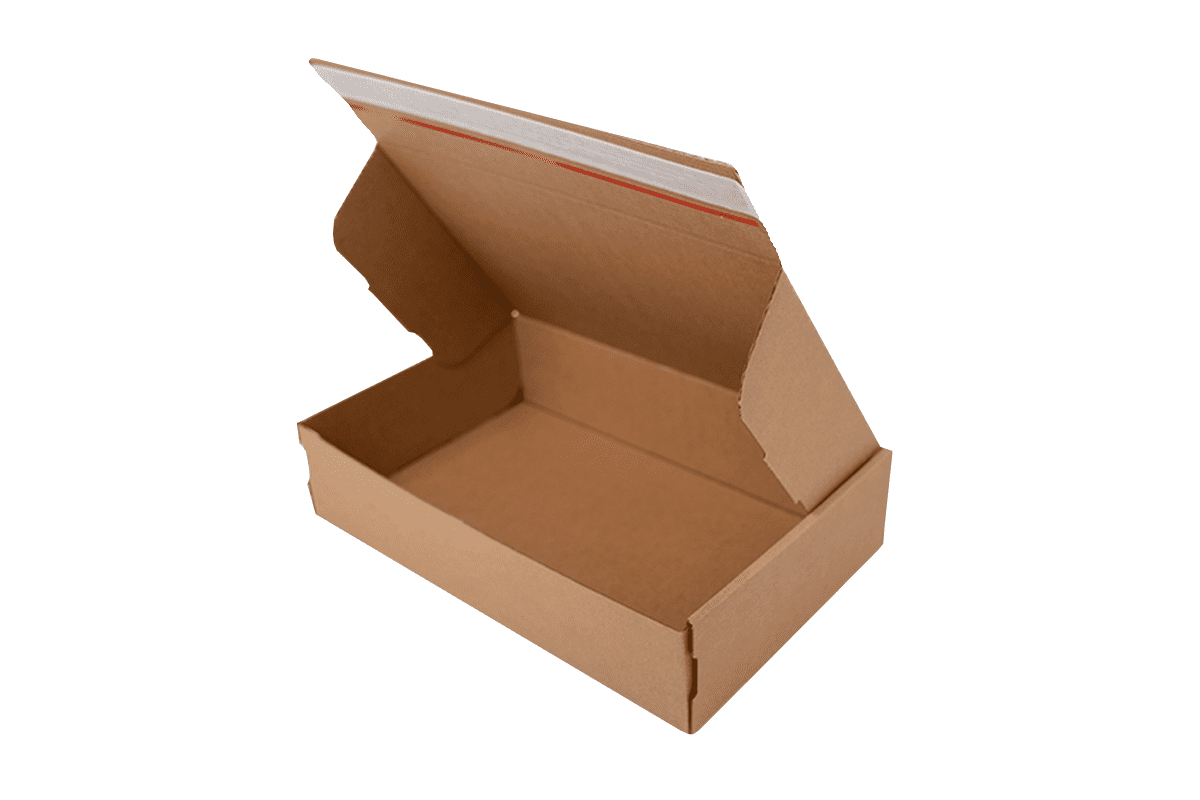 Postdoos bruin met plak- en afscheurstrip - 420 x 370 x 120mm Postdoos bruin met plak- en afscheurstrip - 420 x 370 x 120mm
