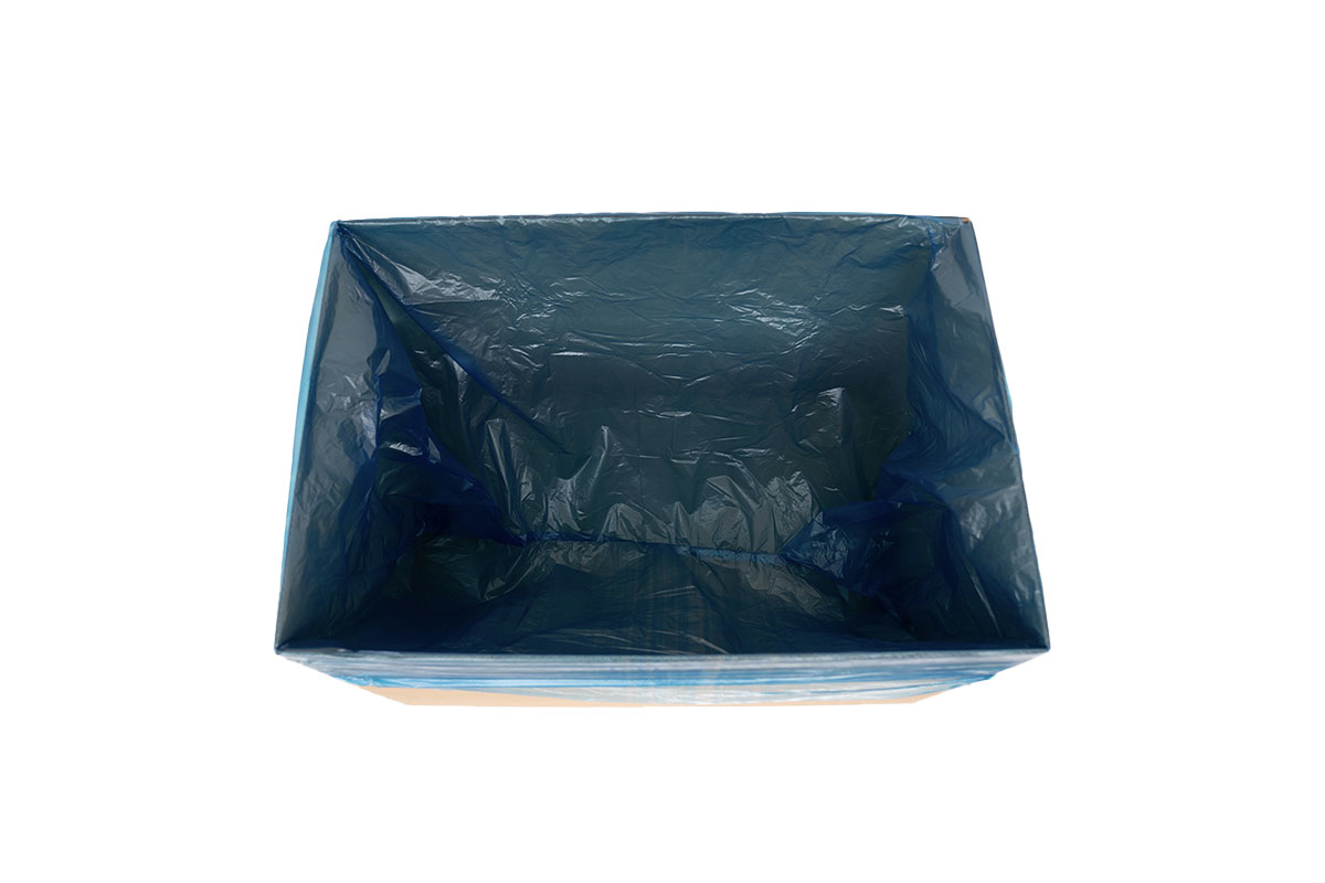 HDPE Kratzakken blauw - 60 x 20/20 x 80cm x 9my (1.000st)