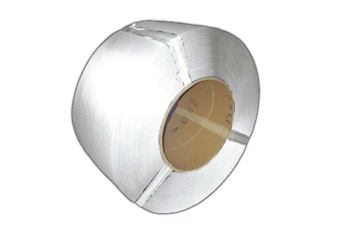 PP omsnoeringsband wit - 12mm x 3.000 m x 0,55mm
