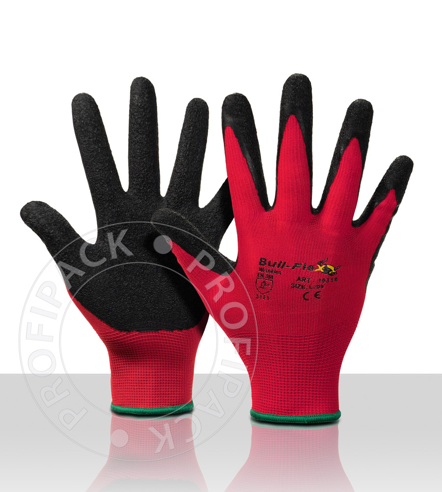 Bullflex Latex montagehandschoenen - meerdere maten beschikbaar