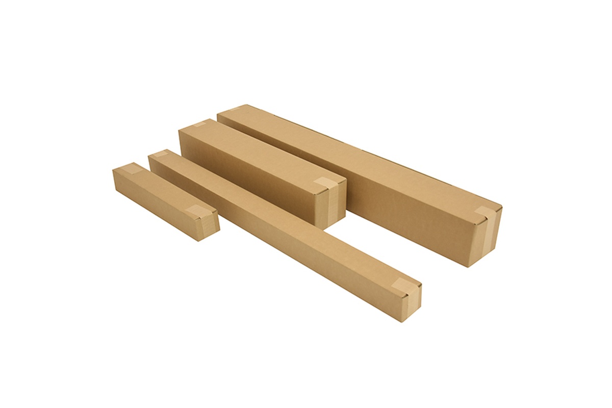 Vierkante kartonnen kokers - 860 x 120 x 120mm