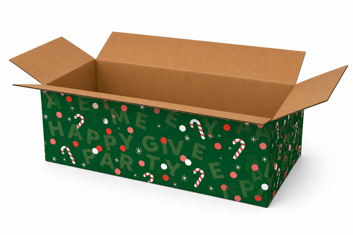Kerstdoos "Party Time"  - 490 x 290 x 150mm