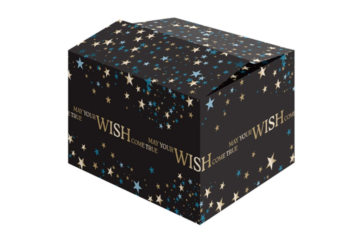 Kerstdoos ''Make a Wish'' -  390 x 290 x 126mm 