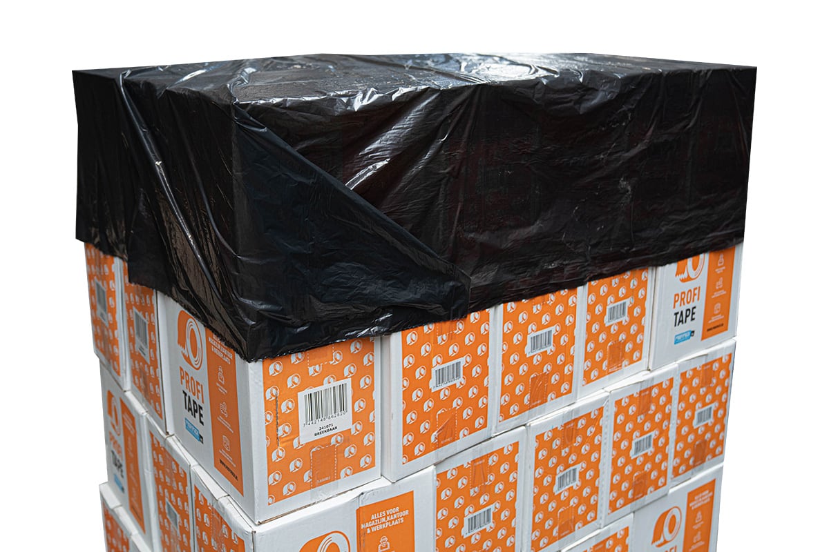 Topvellen zwart - 150 x 180cm x 30my (200 st)