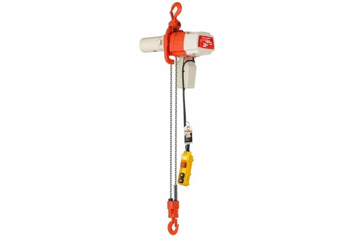 Elektrische takel 230 volt  - Werklast 1 ton (hijshoogte 9m)