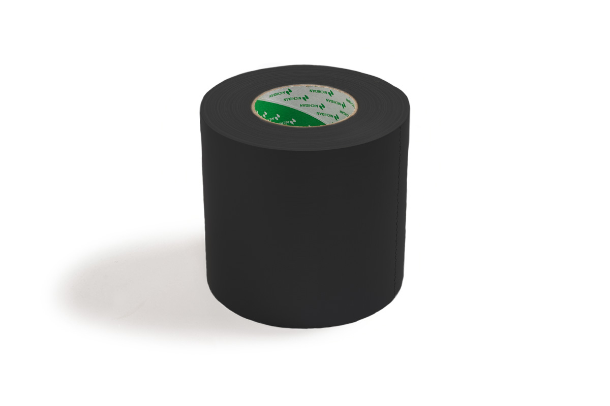 Nichiban® 1200 gaffa tape zwart - 100mm x 50m Nichiban® 1200 gaffa tape zwart - 100mm x 50m