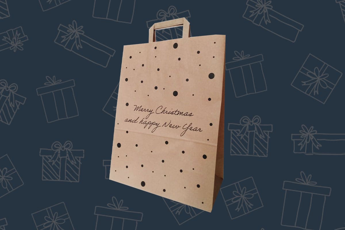 kersttasjes papier