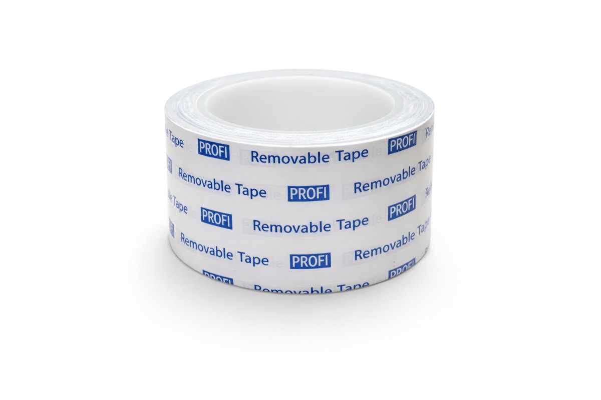 Stuclopertape removable + Kunststof kern - 50mm x 33m