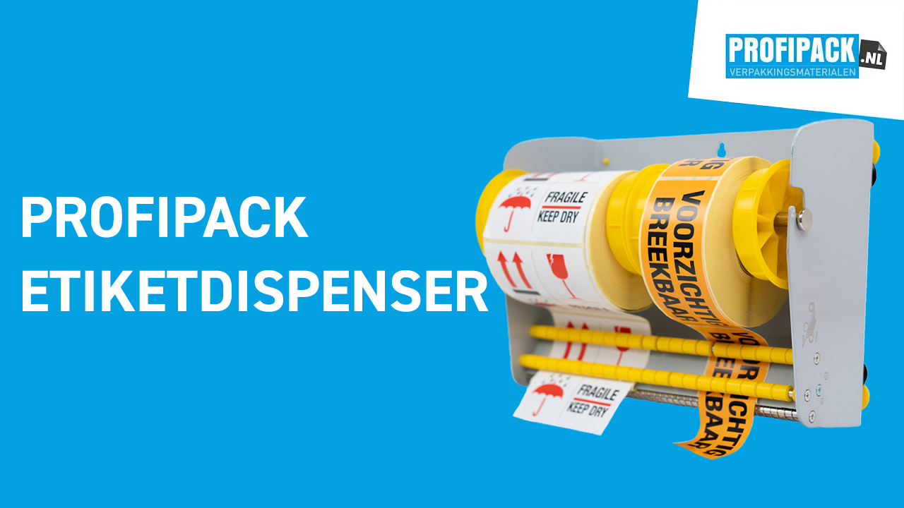 Etiketten dispenser Uni LD616 - 16,5cm breed (voor 3 rollen)
